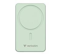 Verbatim 32228 power bank con ricarica wireless, 5V, 10000mAh, verde