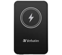 Verbatim 32240 power bank con ricarica wireless, 5V, 5 000mAh, nero
