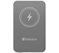 Verbatim 32244 power bank con ricarica wireless, 5V, 5 000mAh, grigio