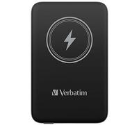 Verbatim 32245 power bank con ricarica wireless, 5V, 10 000mAh, nero