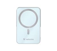 Verbatim 32266 power bank con ricarica wireless, 5V, 10 000mAh, blu