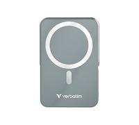 Verbatim 32268 power bank con ricarica wireless, 5V, 10 000mAh, grigio