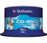 Verbatim 43309 CD-R 700Mb con Superfice Stampabile 50 Unità AZO 52X Nuovo