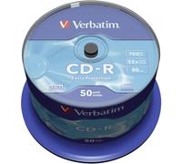 Verbatim - Scatola 50 CD-R DataLife Plus Extra Protection - 1x-52x - serigrafato - 43351 - 700MB Quantita min. 1