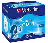 VERBATIM 43365 CD-R AUDIO 80 MIN JC10