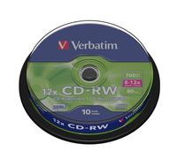 Verbatim 43480 CD-RW 12x 10 Confezione Spindle
