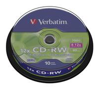 Verbatim 43480 CD-RW vergine 700 MB 10 pz. Torre riscrivibile