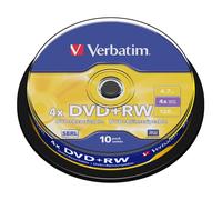 VERBATIM 43488 - DVD+RW 4.7GB 10pk verbatim