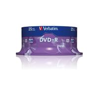 VERBATIM - 43500 - Verbatim - Scatola 25 DVD+R - serigrafato - 43500 - 4,7GB - VERBDVDR4716S - Conf. da 1 Pz.