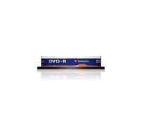Verbatim 10 DVD-R Matt Silver 4.7GB 16x in campana Spindle - 43523