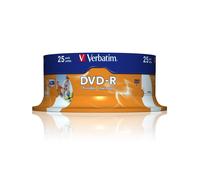 Verbatim - Scatola 25 DVD-R - stampabile - 43538 - 4,7GB Quantita min. 1