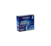 VERBATIM - 43541 - DVD+R DL, 8 Velocità, X5 Gioiello Custodia