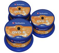 50 DVD-R VERBATIM 16X 4.7 GB SUPPORTI vergini Advanced Azo MATT SILVER 43548