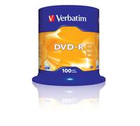 Verbatim 43549 16X DVD-R Argento Opaco - Spindle 100pk
