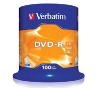 VERBATIM 43549 DVD-R Matt Silver 4,7GB cake AZO 16X - 100x2 pz
