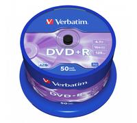 VERBATIM 43550 DVD+R 4,7GB AZO 16X Cake Box - 50x2 pz