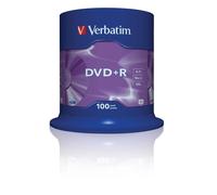 Verbatim 43551 4.7GB 16x Argento Opaco DVD+R - 100pk Spindle
