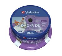 Verbatim 43667 DVD vergine 85 GB DVD+R DL 25 pz