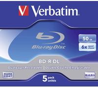 BD-R50 VER 5 - BD-R DL, 50 GB, confezione da 5