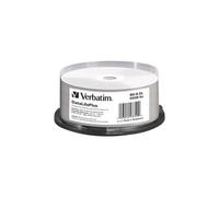 VERBATIM - 43749 - BLU RAY, BD-R DL, 50GB, 6X, SPINDLE, 25 PACK STAMPABILE
