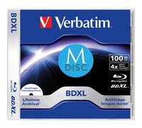 Verbatim 43834 43833 M-DISC Blu-ray vergine 100 GB 1 pz. Slim case stampabile