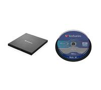 Verbatim 43888 optical disc drive Blu-Ray DVD Combo Black & 43742 Blu-ray regist