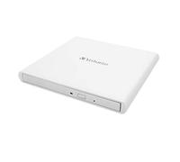 Verbatim 43894 lettore di disco ottico DVD Super Multi DL Bianco (Verbatim External Slimline USB 2.0 DVD Writer White)