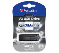 Verbatim 49168 256GB Store N Go V3 USB 3.0 Drive - Grigio
