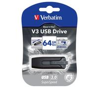 Verbatim 49174 V3 64GB Store N Go USB 3.0 Drive - Grigio