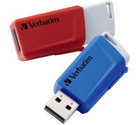 Verbatim 49308 V Store N CLICK Chiavetta USB 32 GB Rosso, Blu USB 3.2 (Gen 1x1