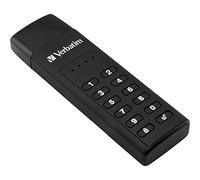 Verbatim 49430 Tastiera Secure USB Stick I USB Type-C I 32GB I Memory Stick con protezione passcode e crittografia I Incluso cavo di prolunga USB-C I USB Type-C per laptop Notebook & Co I Nero