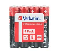 Verbatim 49500, Batteria alcalina usa e getta, AA, AAA, 1.5V, lamine, 4-pack, 49500
