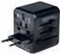Verbatim 49543 adattatore per presa di corrente Universale Nero (Verbatim UTA-01 Universal Travel Adapter 2 x USB-A PORTS) NEW