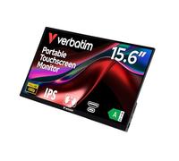 Verbatim 49592 Computerbildschirm 39,6 cm (15.6" ) 1920 x 1080 Pixel Full HD Touchscreen Schwarz (49592)
