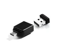 Verbatim Nano - Memoria USB da 32 GB con Adattatore Micro USB - Nero