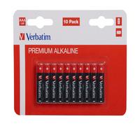 VERBATIM - 49874 - Pila ministilo AAA - 1,5V - alcaline - 49874 - Verbatim - blister 10 pezzi - VERB49874 - Conf. da 1 Pz. - 49874