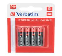 Verbatim - Scatola 4 Pile alkaline mini stilo AAA - 49920 Quantita min. 1