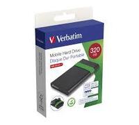 Verbatim 53110 disco rigido esterno 320 GB 5400 Giri/min 2.5" Micro-USB B 2.0/3.2 Gen 1 (3.1 Gen 1) Nero, Verde NEW