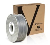 Verbatim 55319 (55275) 3D Filamento, PLA, 1.75mm, 1kg, argento/grigio metallizzato