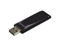 Verbatim 98698 64GB Slider USB Drive - Nero
