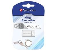 Verbatim Metal Executive 64GB USB 2.0 Capacity Argento unità flash USB, 98750