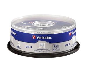 VERBATIM 98909 DISCO BLU-RAY LECTURA/ESCRITURA (BD) BD-R 25 GB 25 PIEZA(S)