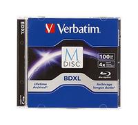 Verbatim M DISC BDXL 100GB 6X with Branded Surface Blank Blu-Ray Recor (Blu-ray)