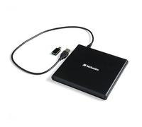 Verbatim Slimline CD/DVD lettore di disco ottico DVD-RW Nero