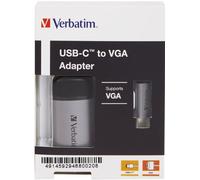 Verbatim Adapter USB-C (M) to HD-15 (VGA) (F) USB 3.1 Gen 1 10 cm 49145