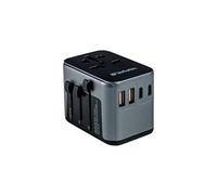 Verbatim Adattatore da viaggio universale UTA-03 ricarica 6 in 1 PD 30W, nero -