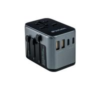 Verbatim - Adattatore da viaggio UTA-03 PD30W / QC / 2xUSB / 2xType-C