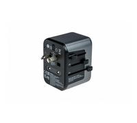 VERBATIM ADATTATORE UNIVERSALE DA VIAGGIO TRAVEL ADAPTER UTA-03 PD30W QC 2XUSB 2