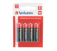 Verbatim - Scatola 4 Pile alkaline stilo AA - 49921 Quantita min. 1