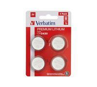 Verbatim CR2430 Batteria monouso Litio (LITHIUM BATTERY CR2430 3V 4 - PACK CR2430, Single-use - battery, CR2430, Lithium, 3 V,